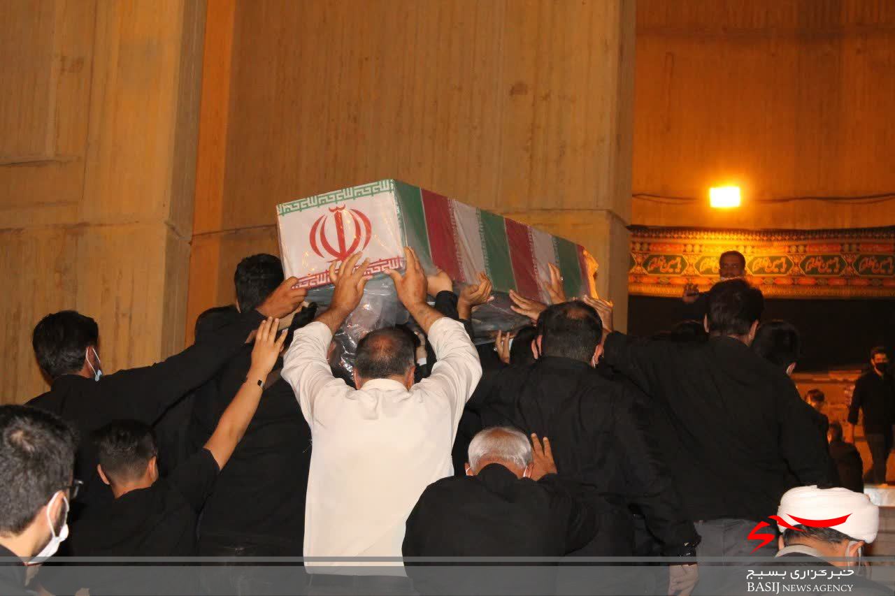 تشیع پیکر اولین شهید والامیری در حرم شهدای گمنام کوه خضرنبی(ع)