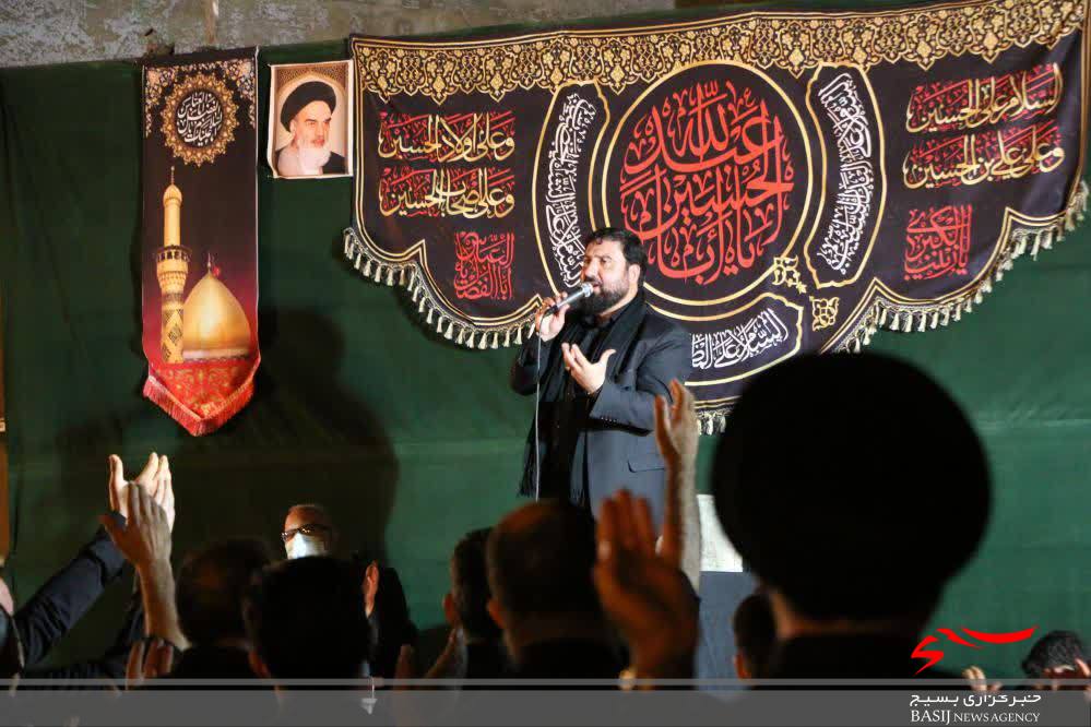 عزاداری شب عاشورا در حرم ۱۴ شهید گمنام کوه خضرنبی