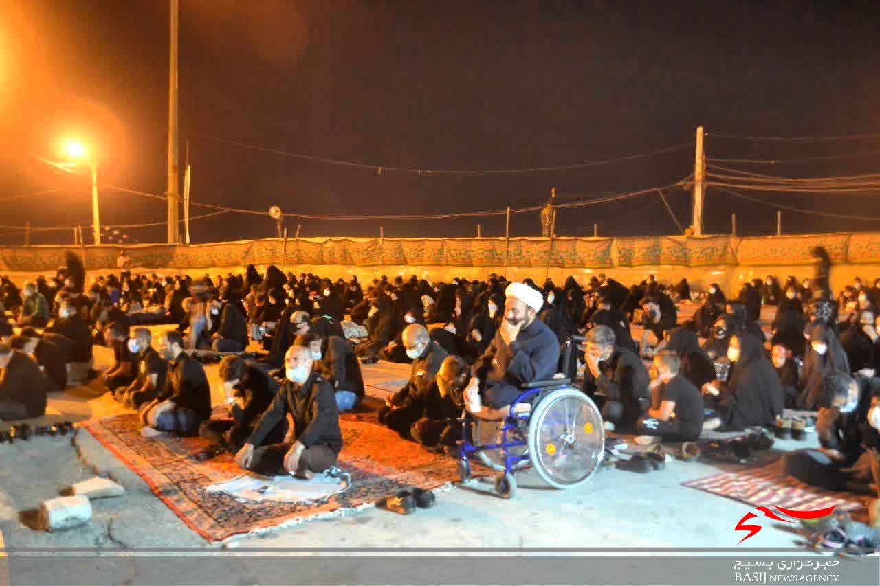مراسم شام غریبان در یادمان شهدای گمنام کوه خضرنبی(ع)
