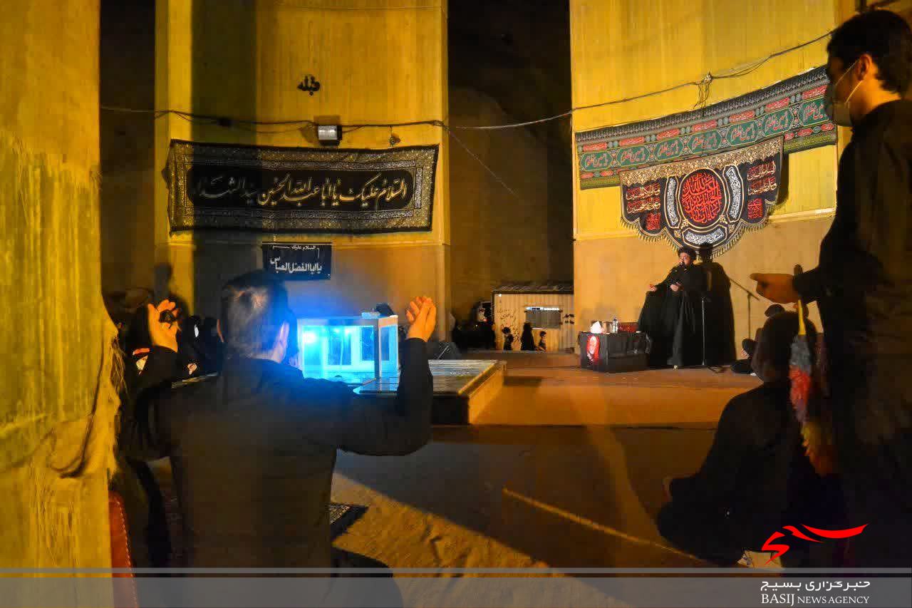 مراسم شام غریبان در یادمان شهدای گمنام کوه خضرنبی(ع)