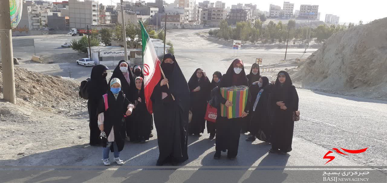 تجدید بیعت و میثاق بسیجیان با شهدای گمنام
