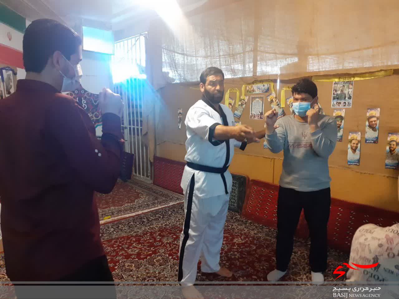 فعالیت بسیجیان پایگاه امام حسین(ع) در طرح تابستانه