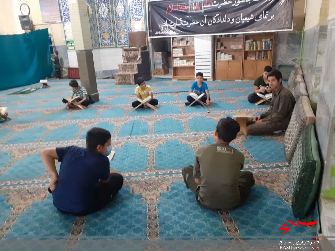 فعالیت بسیجیان پایگاه امام حسین(ع) در طرح تابستانه