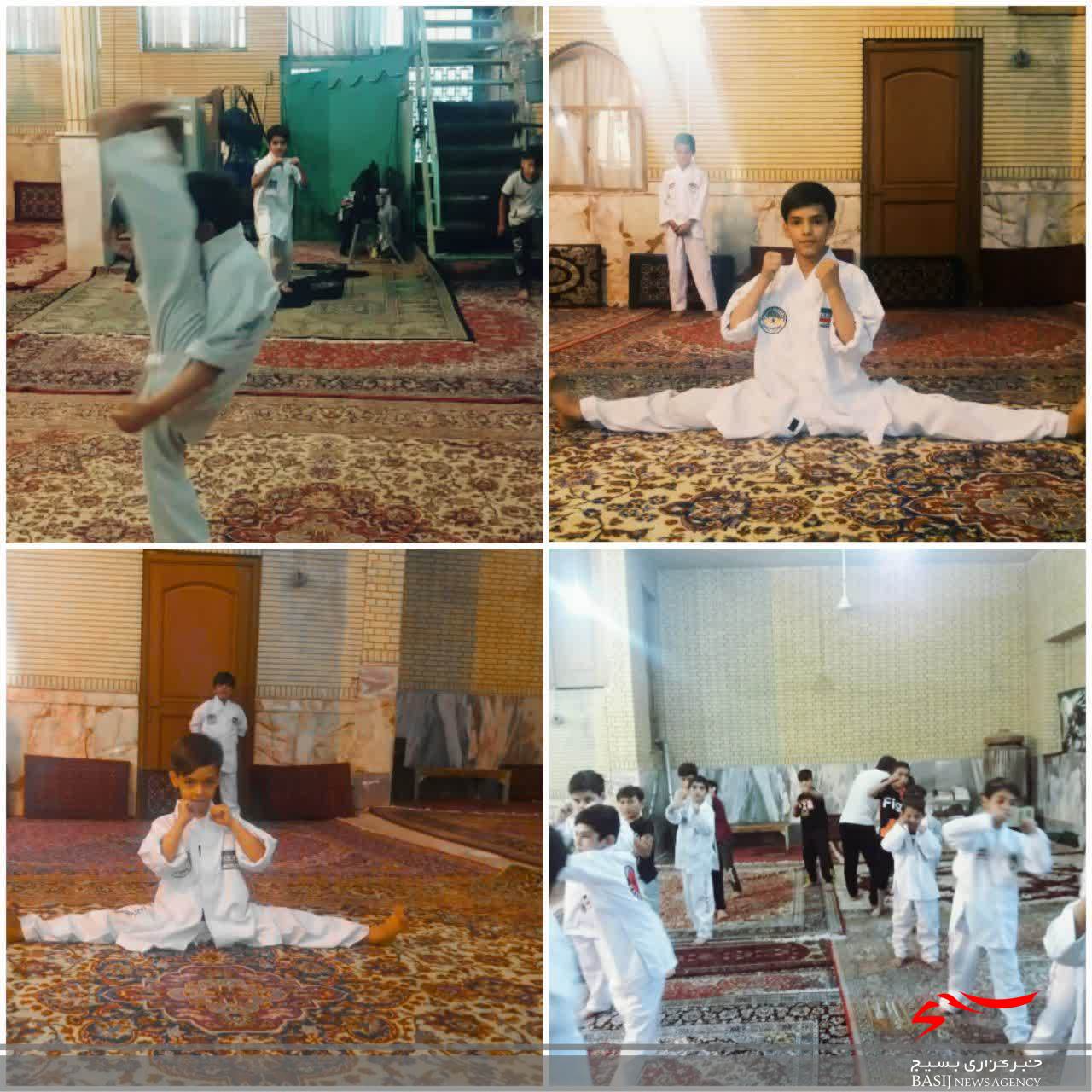 فعالیت بسیجیان پایگاه امام حسین(ع) در طرح تابستانه