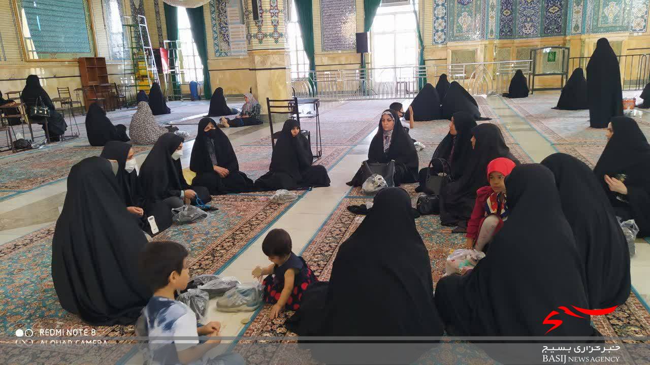 حلقه صالحین بسیجیان پایگاه کریمه در مسجد مقدس جمکران
