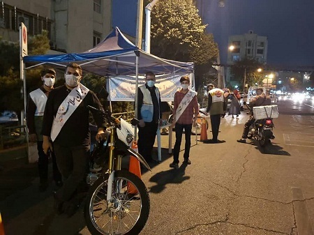 راه اندازی ایستگاه های سلامت و گشت های نظارتی در قالب طرح شهید سلیمانی