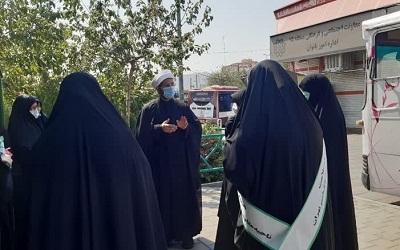 اجرای رزمایش رزم لسانی و رزمایش همیاران سلامت در ناحیه مالک اشتر
