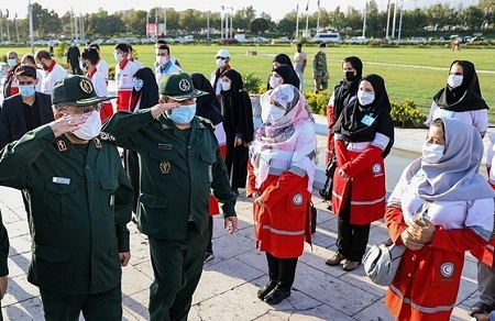 برگزاری رزمایش بزرگ حیات بخش مقابله با کرونا در تهران (قرارگاه فتح)