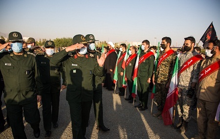 برگزاری رزمایش بزرگ حیات بخش مقابله با کرونا در تهران (قرارگاه قدس)