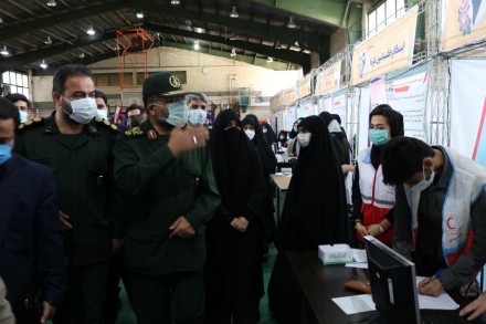 بازدید ریاست محترم سازمان بسیج مستضعفین از مرکز واکسیناسیون شهر ری بازدید ریاست محترم سازمان بسیج مستضعفین از مرکز واکسیناسیون شهر ری