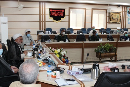 نشست مشترک مسئولین نمایندگی ولی فقیه در نواحی مقاومت برای بحران کرونا