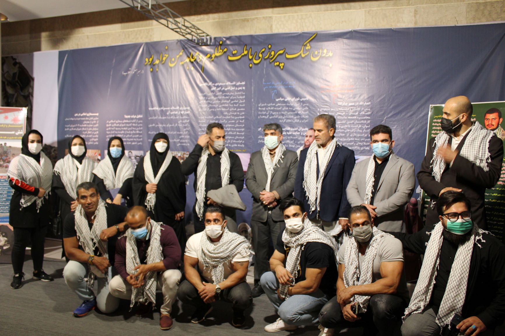 بازدید جامعه ورزش از موزه شهید سلیمانی