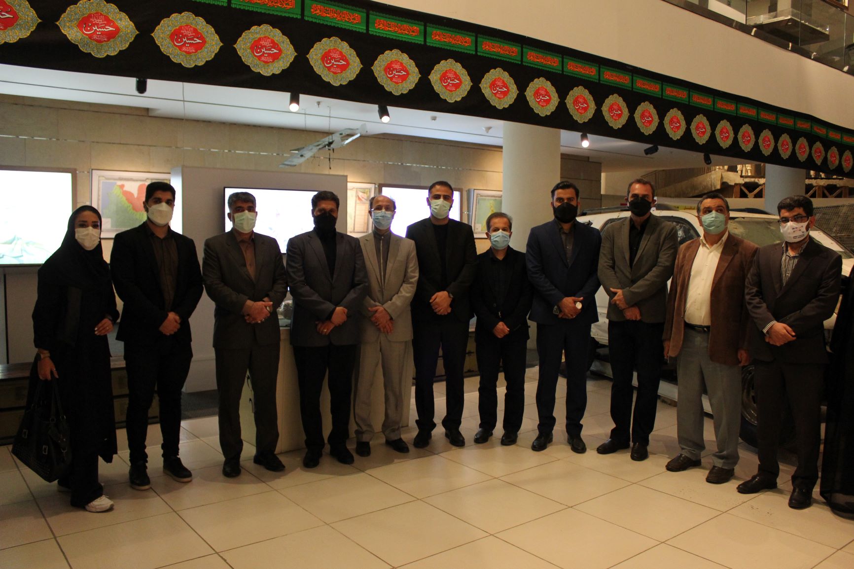 بازدید جامعه ورزش از موزه شهید سلیمانی