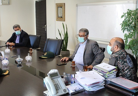 بازدید حجت الاسلام علیزاده از اجرای گام پنجم طرح شهید سلیمانی