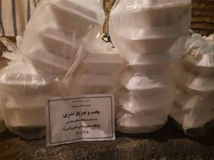 پخت و توزیع 2000 غذای گرم به مناسبت میلاد پیامبر و امام جعفر صادق