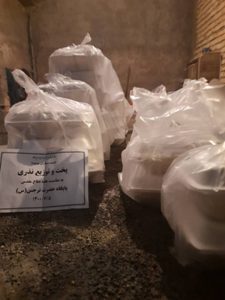 پخت و توزیع 2000 غذای گرم به مناسبت میلاد پیامبر و امام جعفر صادق