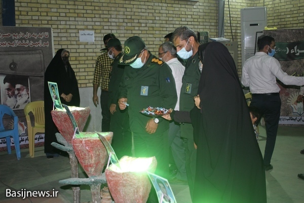برپایی نمایشگاه عکس در پایگاه علی ابن ابی طالب روستای پهلوانکشی