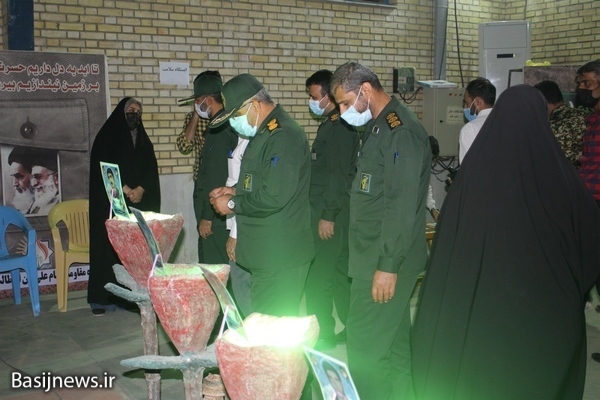 برپایی نمایشگاه عکس در پایگاه علی ابن ابی طالب روستای پهلوانکشی