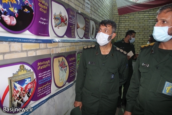 برپایی نمایشگاه عکس در پایگاه علی ابن ابی طالب روستای پهلوانکشی