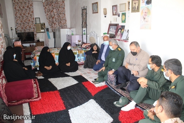 دیدار با خانواده شهید محمد جمادی در دلوار