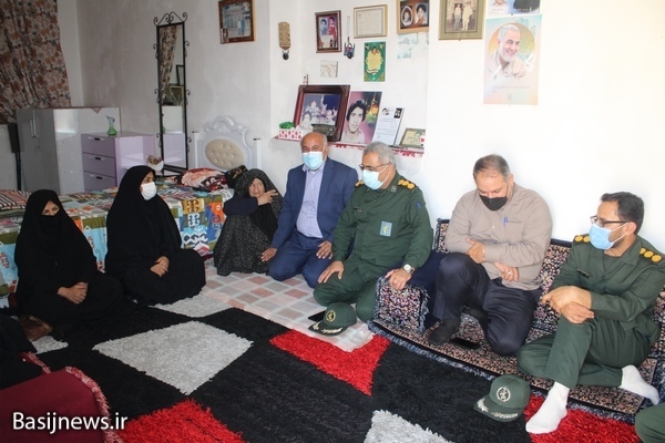 دیدار با خانواده شهید محمد جمادی در دلوار