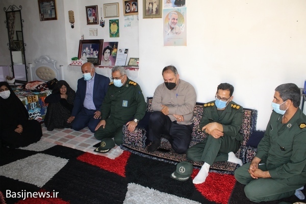 دیدار با خانواده شهید محمد جمادی در دلوار