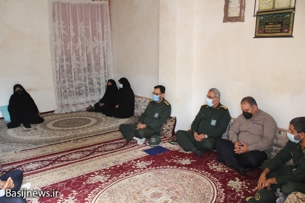 دیدار با خانوده شهید حسن عالی نژاد در دلوار