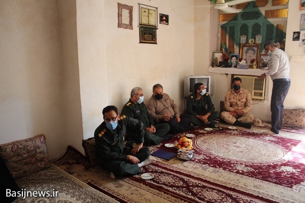 دیدار با خانوده شهید حسن عالی نژاد در دلوار