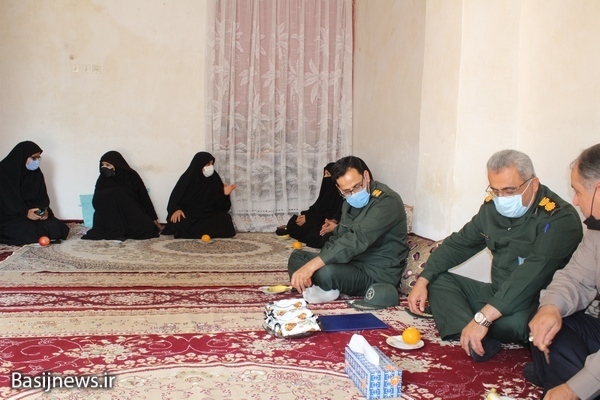 دیدار با خانوده شهید حسن عالی نژاد در دلوار