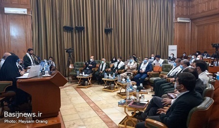 جلسه هم افزایی و همدلی سپاه حضرت محمد رسول اللله (ص) در صحن شورای شهر تهران