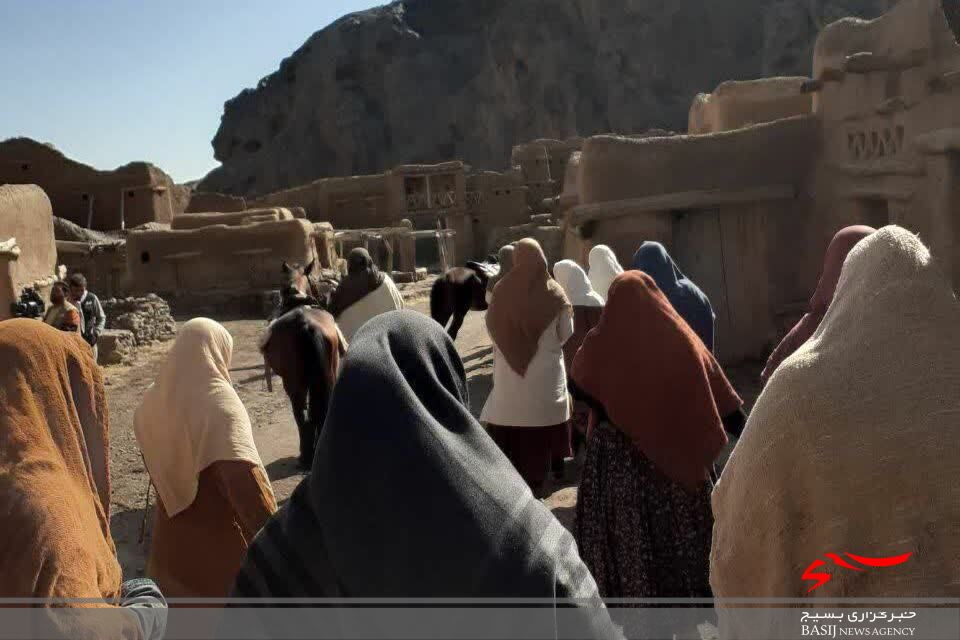 هنرنمایی بسیجیان حوزه شهیده نسرین افضل در فیلم سینمایی حضرت معصومه (س)