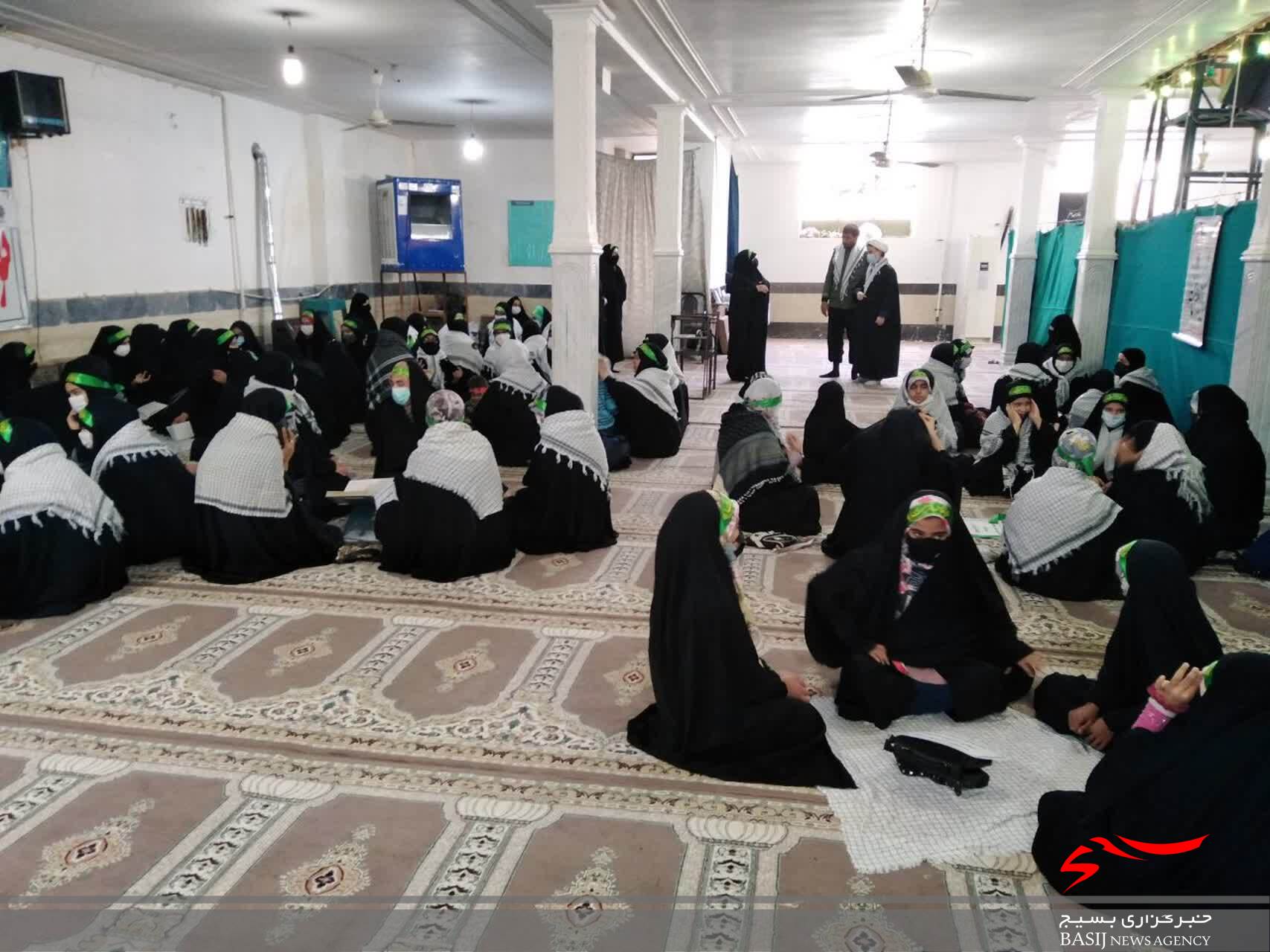 میقات صالحین بسیج در مصلی شهرستان قنوات قم