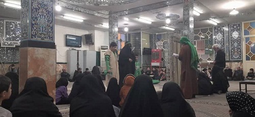 برگزاری مراسم سوگواری و اجرای تعزیه به مناسبت حضرت زهرا (س)