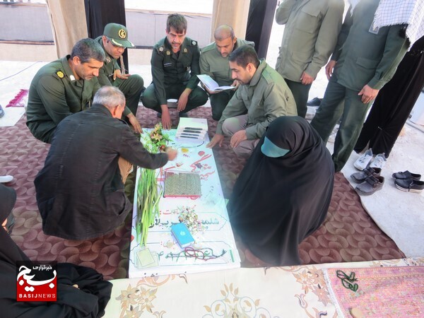 مراسم هفتمین روز خاکسپاری شهید گمنام در بندر عامری برگزار شد