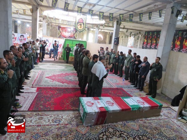 مراسم هفتمین روز خاکسپاری شهید گمنام در بندر عامری برگزار شد
