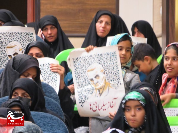 مراسم سالگرد شهید سلیمانی در دلوار برگزار شد