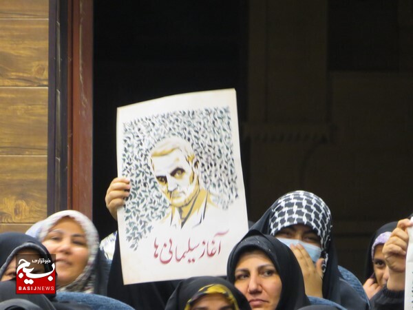 مراسم سالگرد شهید سلیمانی در دلوار برگزار شد