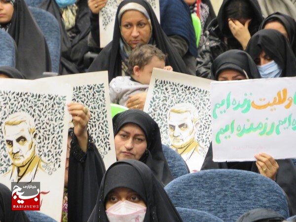 مراسم سالگرد شهید سلیمانی در دلوار برگزار شد