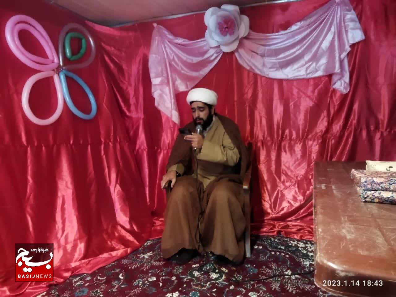 جشن میلاد کوثر نبی(س) در محله زمزم پردیسان برگزار شد