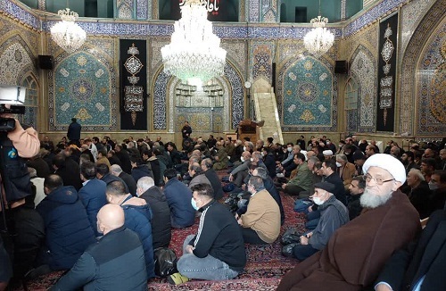 سومین سالگرد حاج قاسم سلیمانی در مسجد امام خمینی بازار تهران