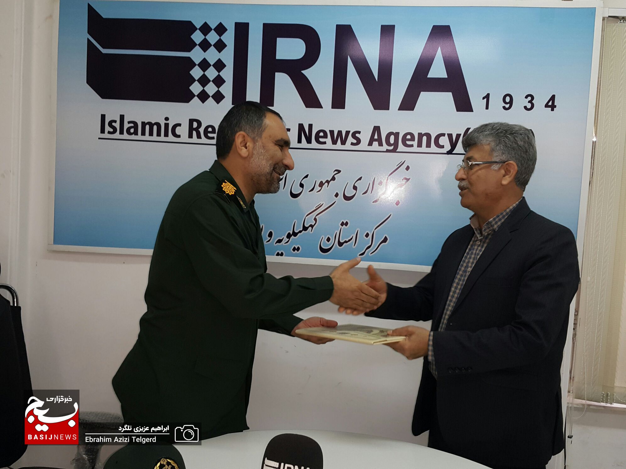 بازدید معاون روابط عمومی سپاه فتح از خبرگزاری های ایرنا، ایسنا و بسیج
