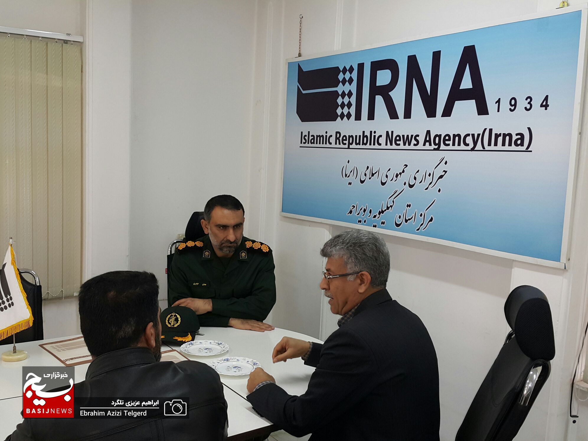 بازدید معاون روابط عمومی سپاه فتح از خبرگزاری های ایرنا، ایسنا و بسیج