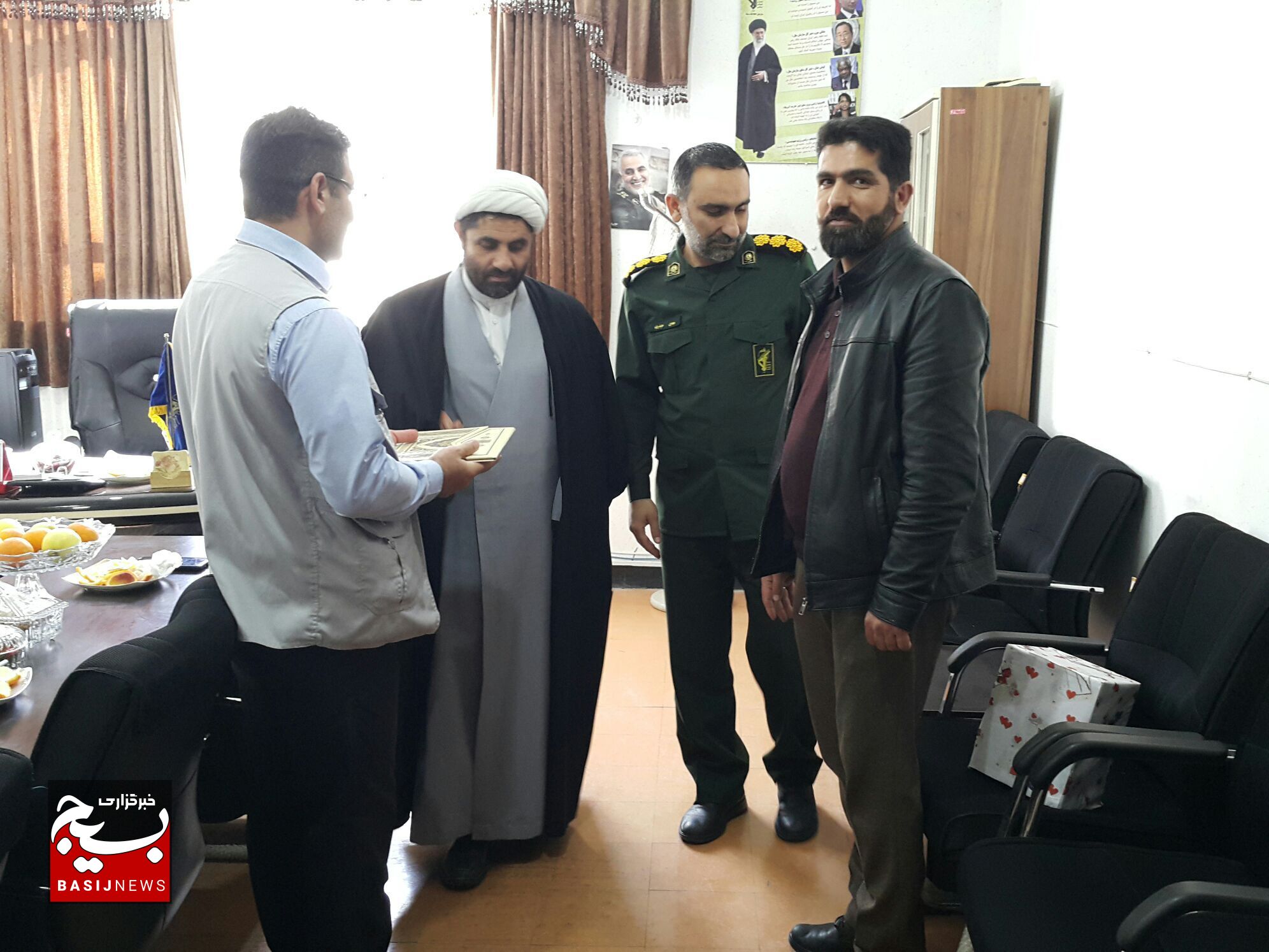 بازدید معاون روابط عمومی سپاه فتح از خبرگزاری های ایرنا، ایسنا و بسیج