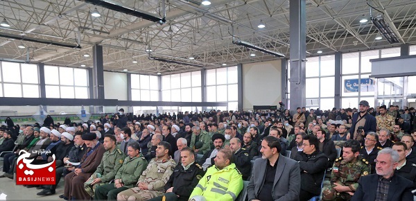 استقبال از پیکرمطهر ۱۰ شهید گمنام در اردبیل
