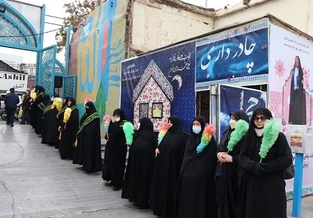 اجتماع حامیان حجاب و عفاف در آستان مقدس امامزاده حسن (ع)
