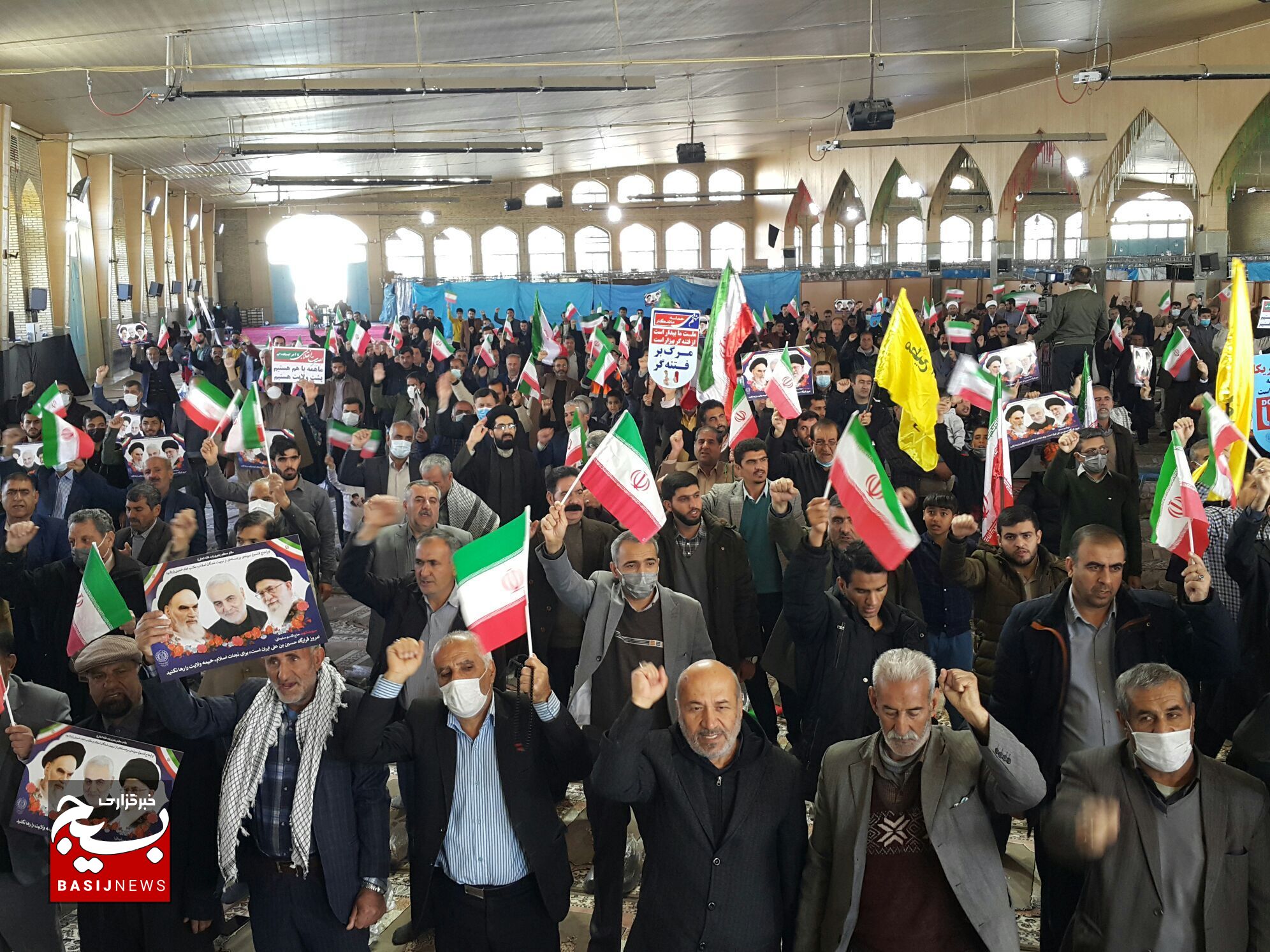 تصاویر جالب از مراسم گرامیداشت سالروز حماسه ۹ دی در یاسوج