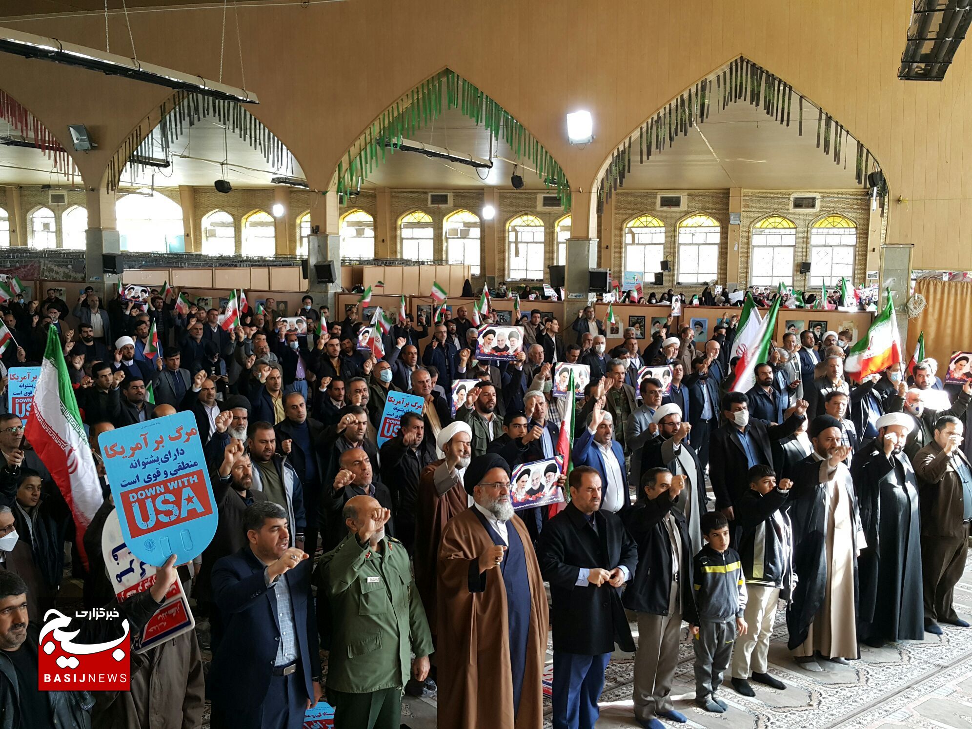 تصاویر جالب از مراسم گرامیداشت سالروز حماسه ۹ دی در یاسوج