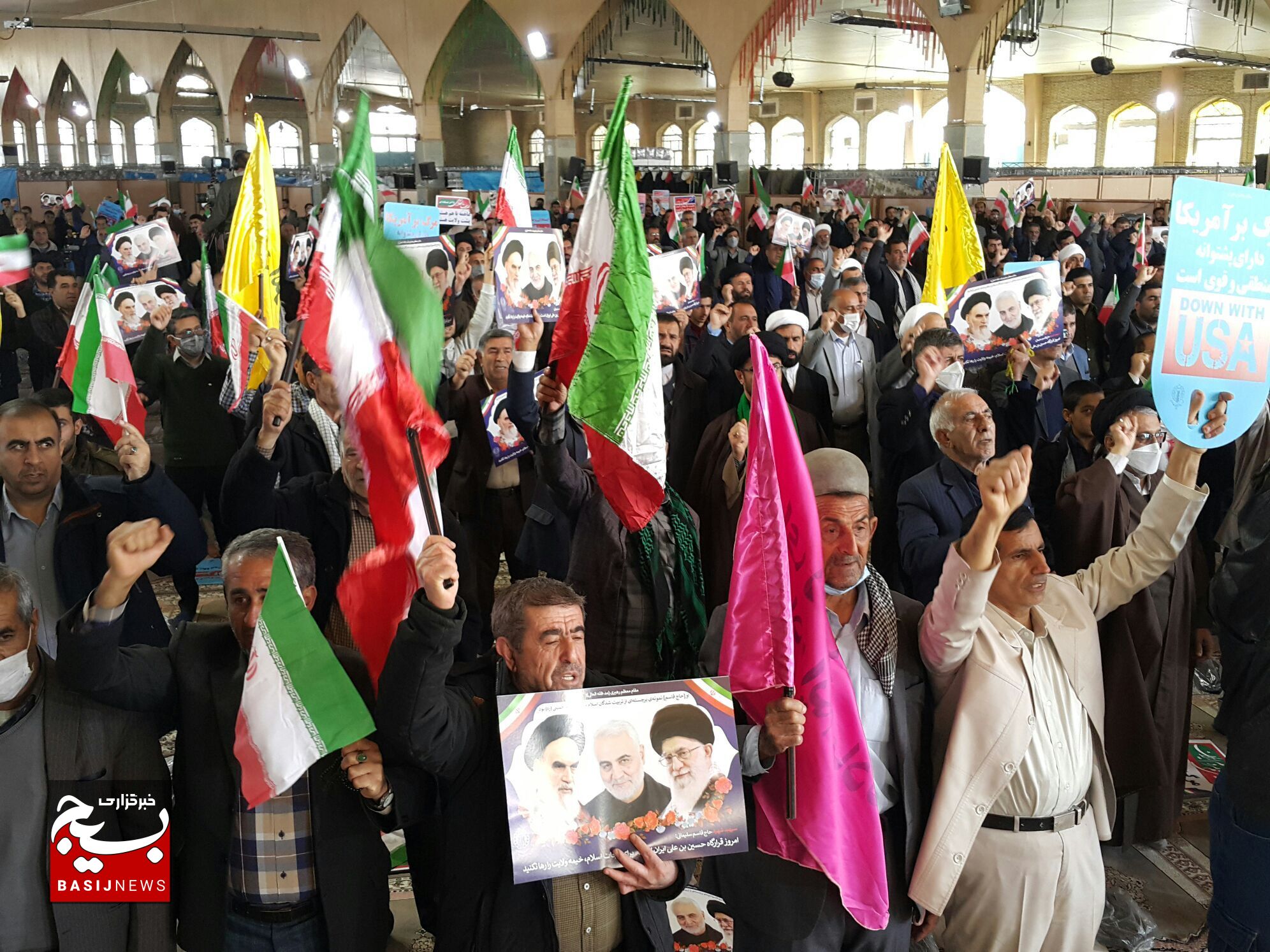 تصاویر جالب از مراسم گرامیداشت سالروز حماسه ۹ دی در یاسوج