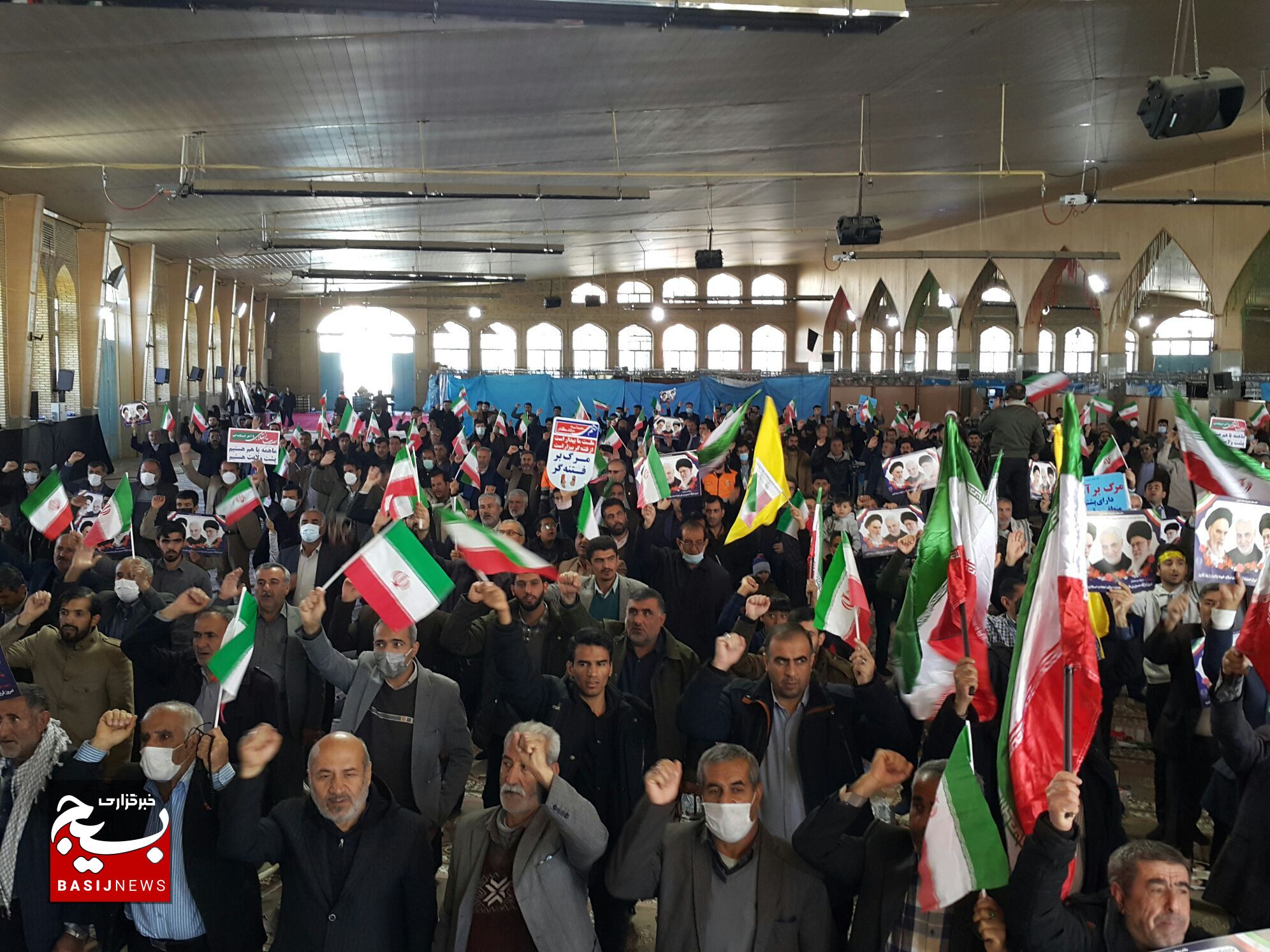 تصاویر جالب از مراسم گرامیداشت سالروز حماسه ۹ دی در یاسوج