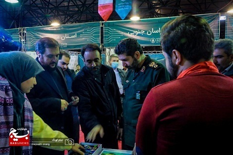 بازدید فرمانده سپاه تهران بزرگ از چهارمین رویداد سراسری تولید محتوای دیجیتال بسیج